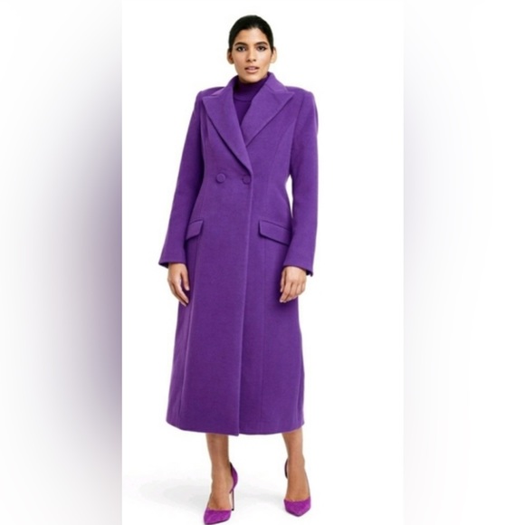 Sergio Hudson x Target Jackets & Blazers - Sergio Hudson x Target purple Women's Tailored Long Overcoat size 2X NWT
